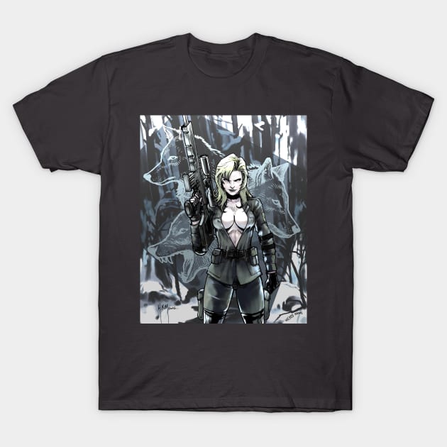 Sniper wolf T-Shirt by HeohKim